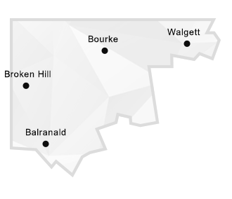 Far West region map